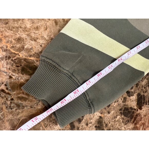 Free People Women’s Olive Green Graphic Sweatshirt Cotton & Polyester Crewneck S - Picture 5 of 9